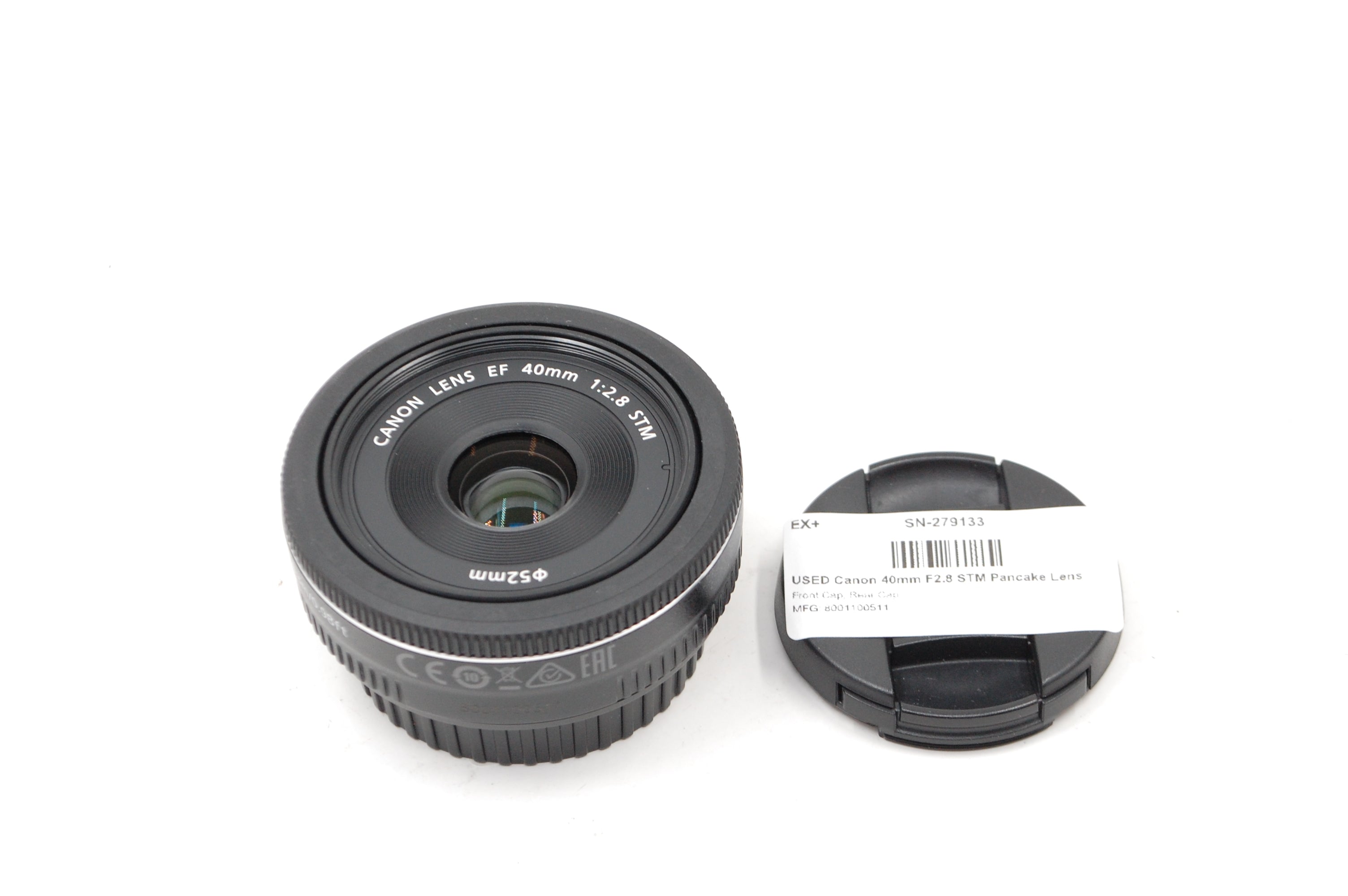 USED Canon 40mm F2.8 STM Pancake Lens