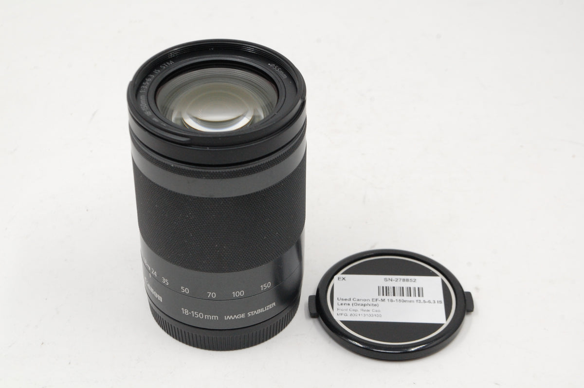Used Canon EF-M 18-150mm f3.5-6.3 IS STM   Lens (Graphite)