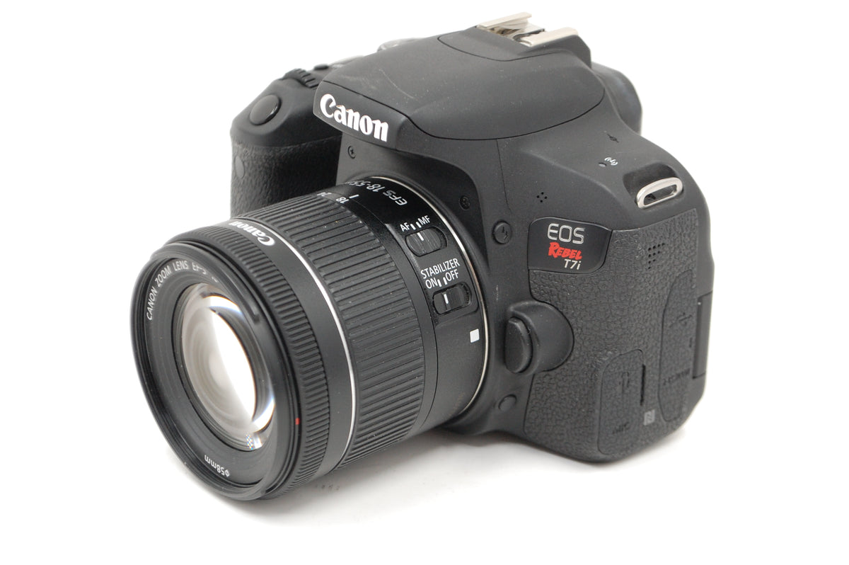 USED Canon EOS Rebel T7i DSLR Camera 18-55mm Lens