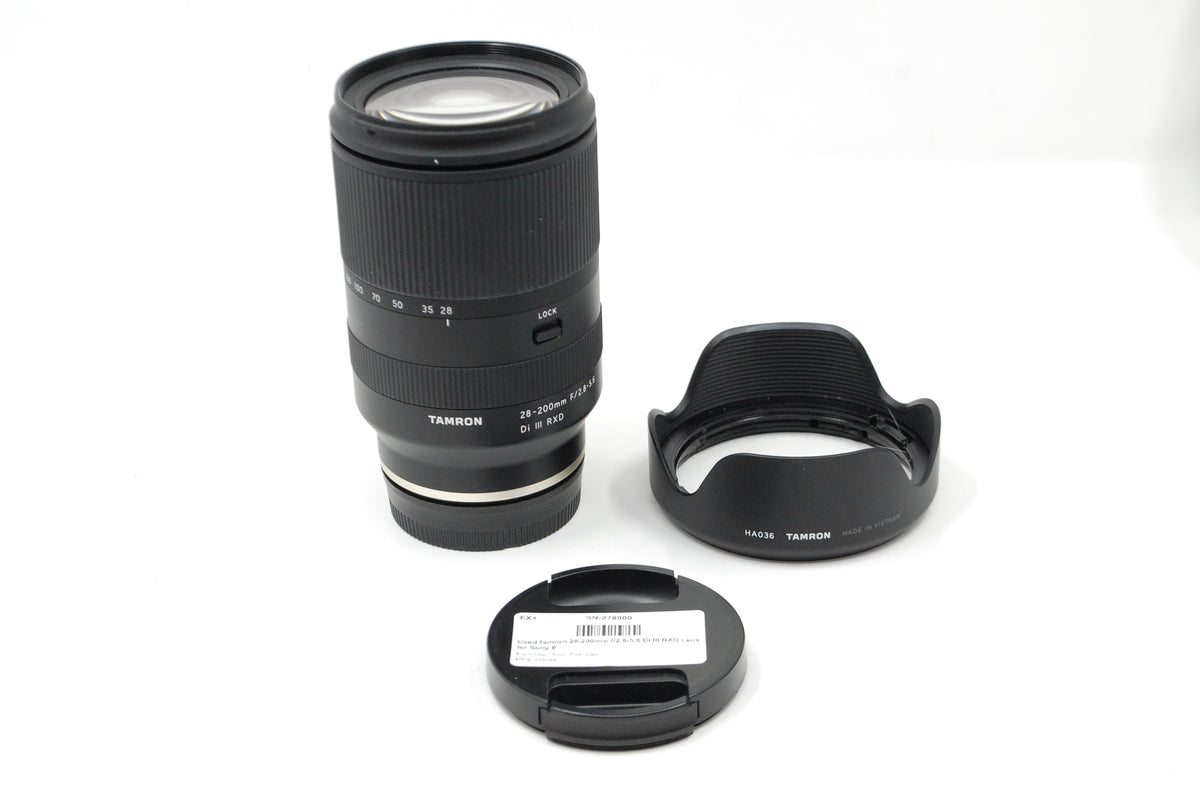 Used Tamron 28-200mm f/2.8-5.6 Di III RXD Lens for Sony E