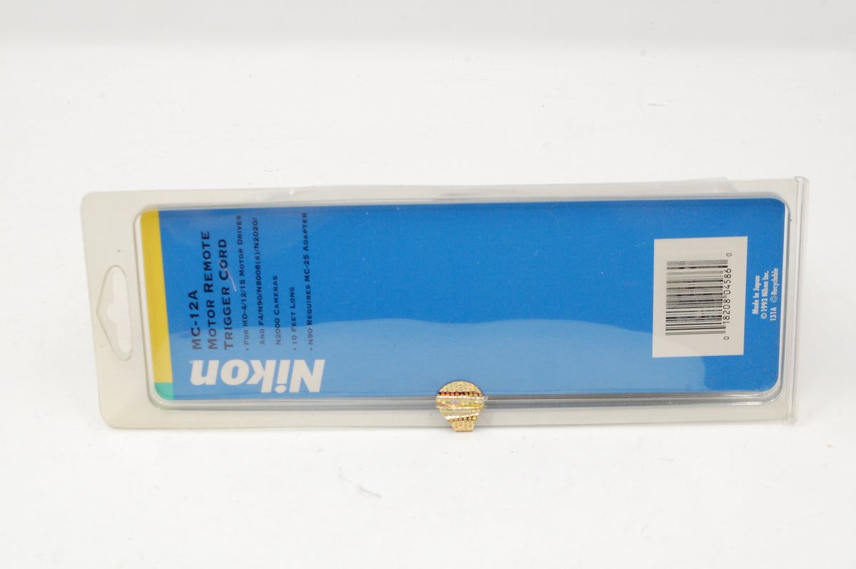 Used Nikon MC-12A Remote Trigger Cord