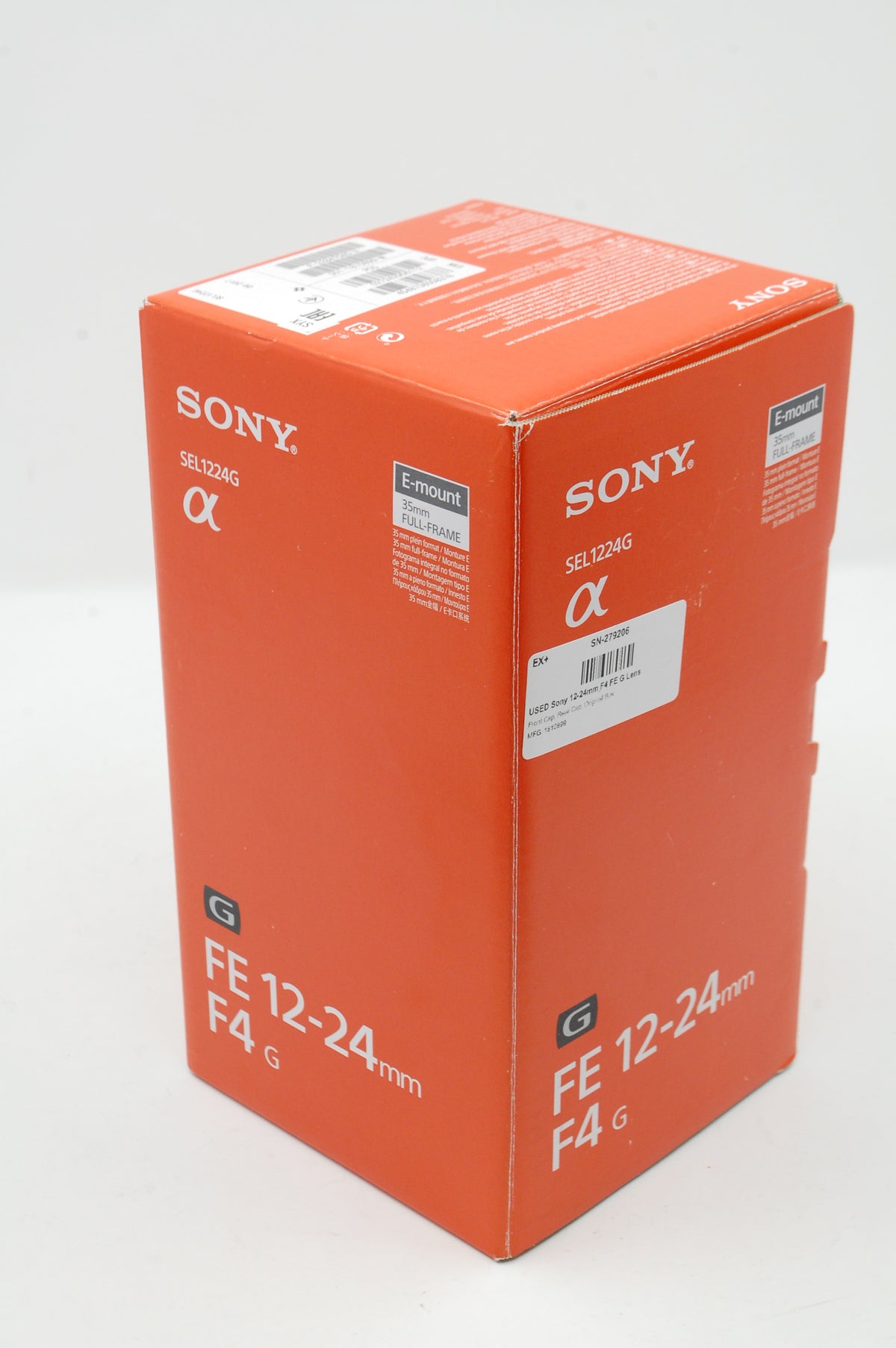 USED Sony 12-24mm F4 FE G Lens