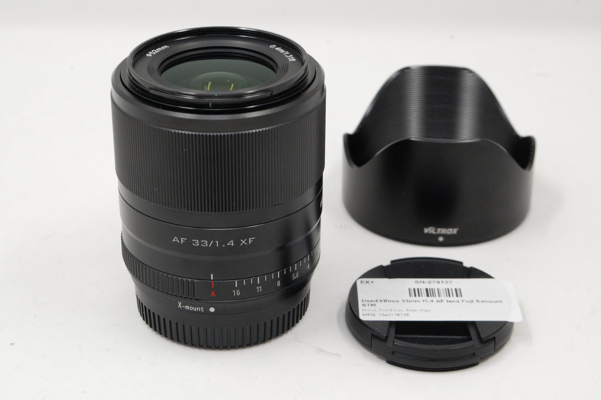 Used Viltrox 33mm f1.4 AF lens Fuji X-mount STM
