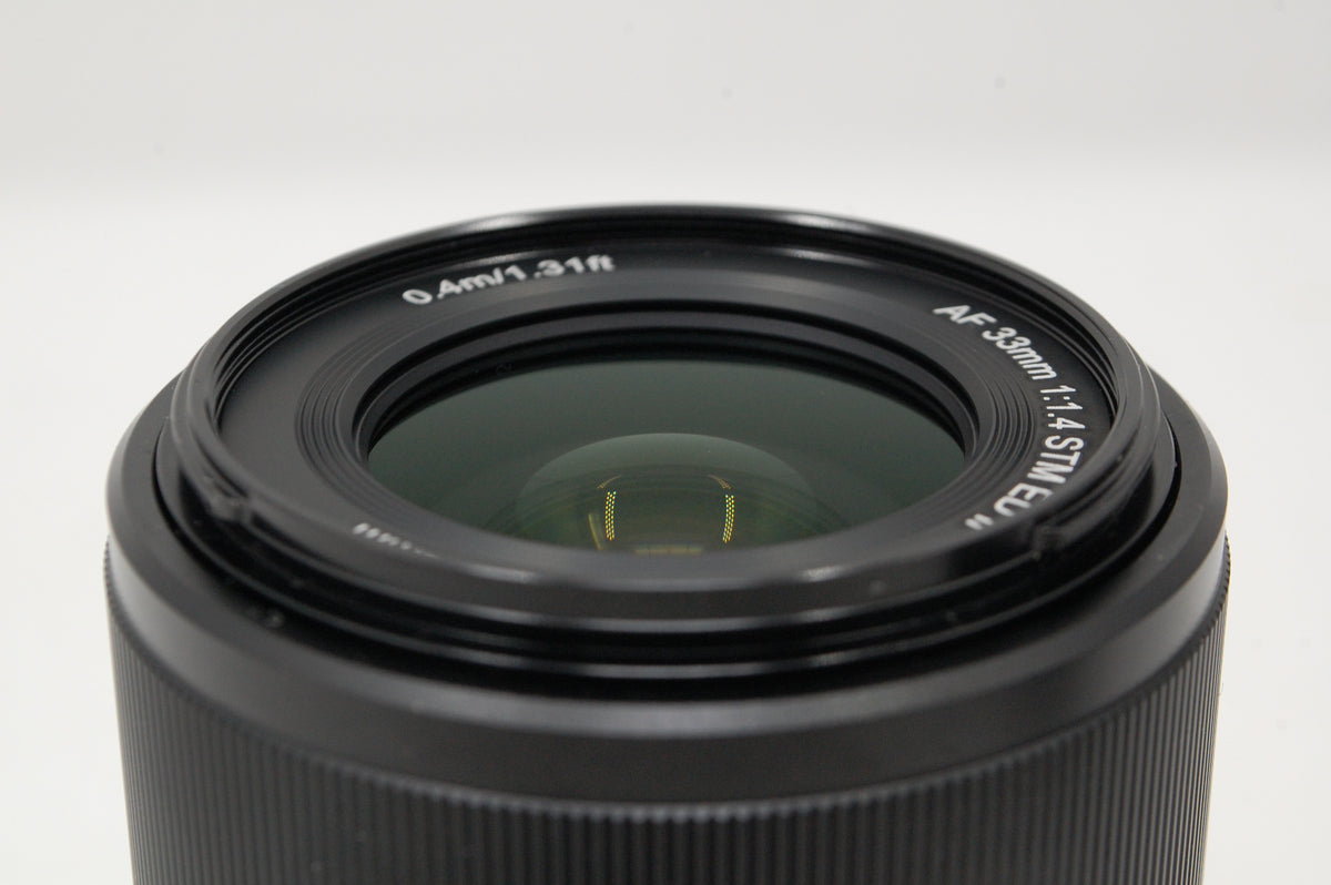 Used Viltrox 33mm f1.4 AF lens Fuji X-mount STM