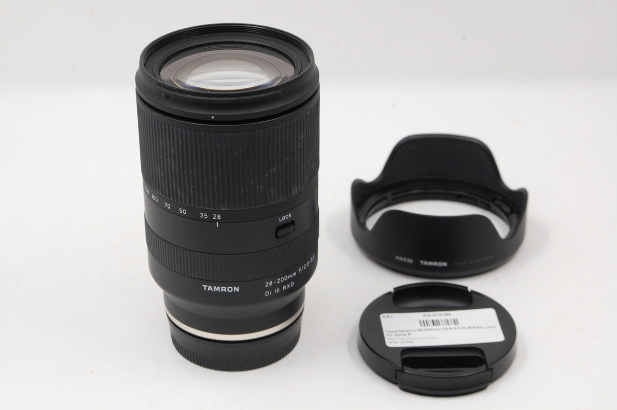 Used Tamron 28-200mm f/2.8-5.6 Di III RXD Lens for Sony E