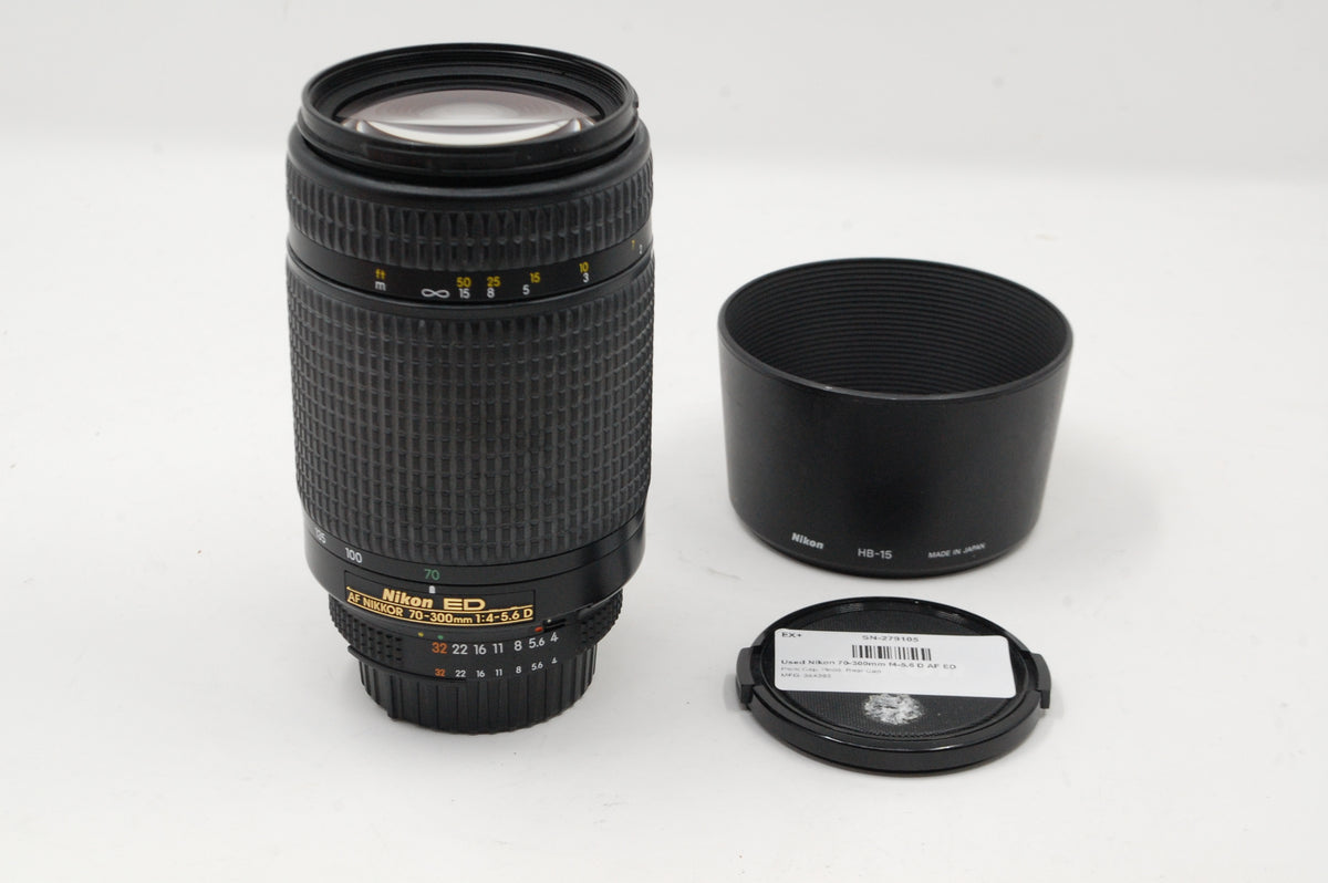 Used Nikon 70-300mm f4-5.6 D AF ED