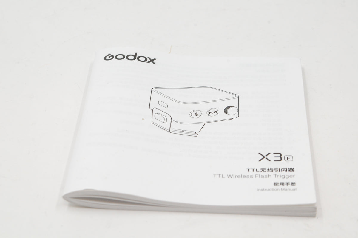 Used Godox X3 F Touchscreen TTL Wireless Flash Trigger for FUJIFILM