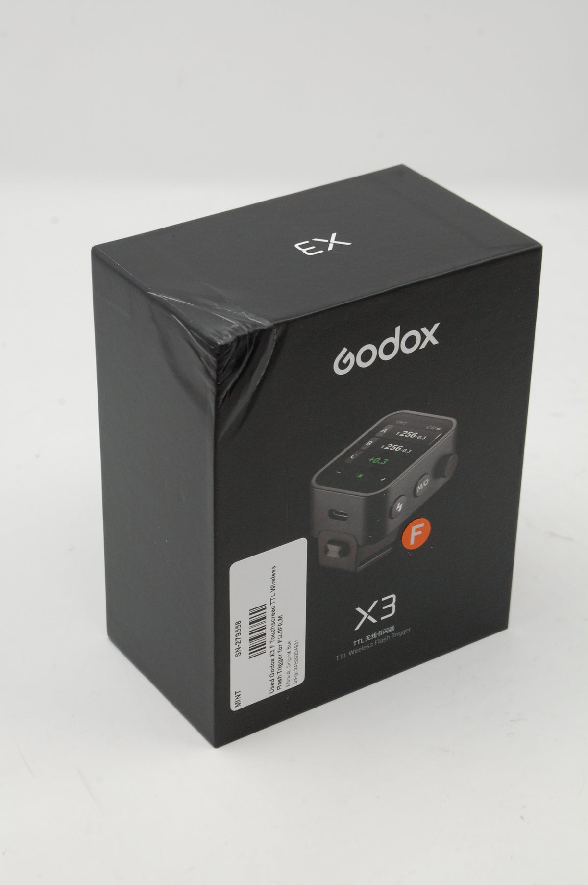 Used Godox X3 F Touchscreen TTL Wireless Flash Trigger for FUJIFILM