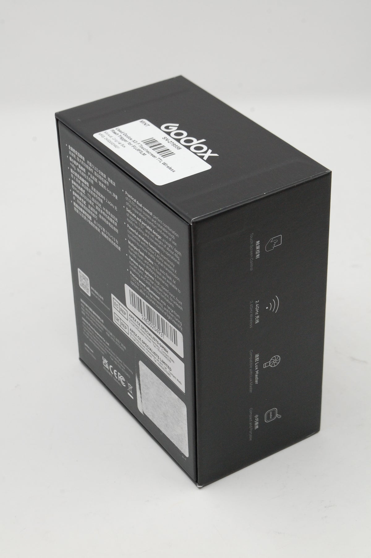 Used Godox X3 F Touchscreen TTL Wireless Flash Trigger for FUJIFILM