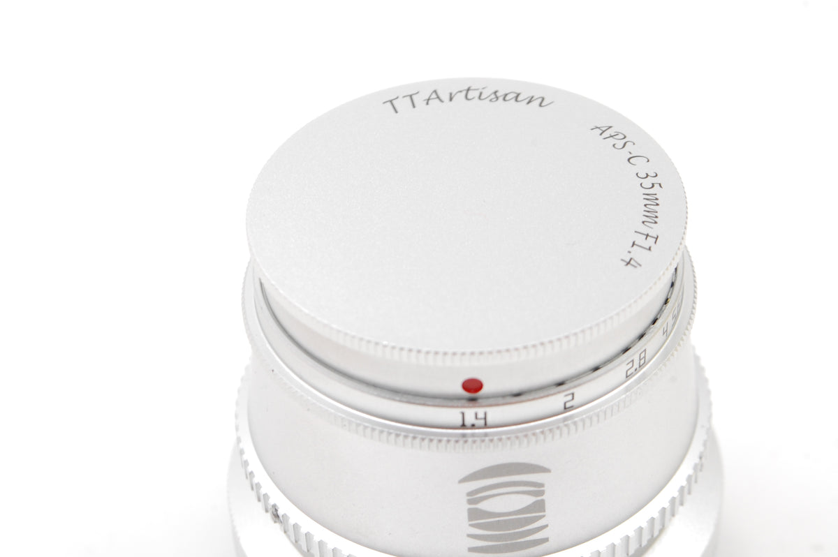 Used TTArtisan 35mm f1.4 (Fuji-X) Silver Lens