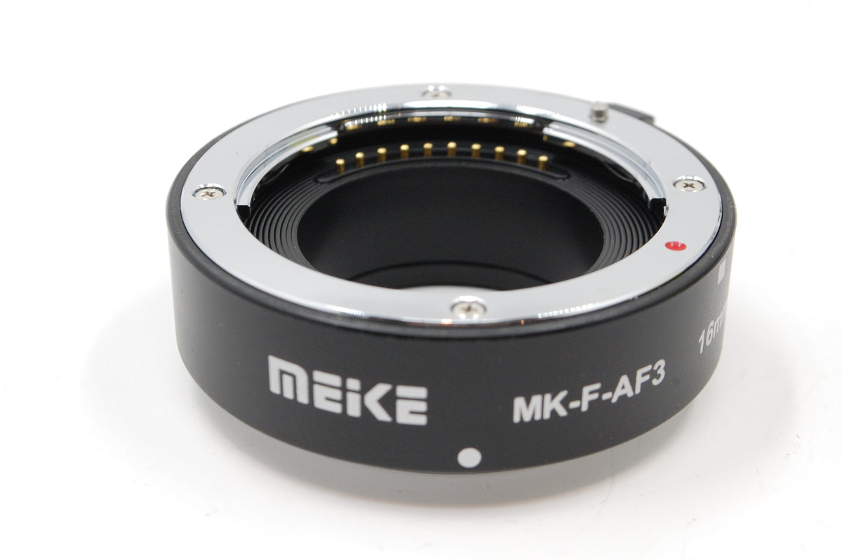 USED MEIKE MK-F-AF3 Auto Focus Macro Extension Tube for Compatible with Fujifilm X-Mount(10mm 16mm combination)