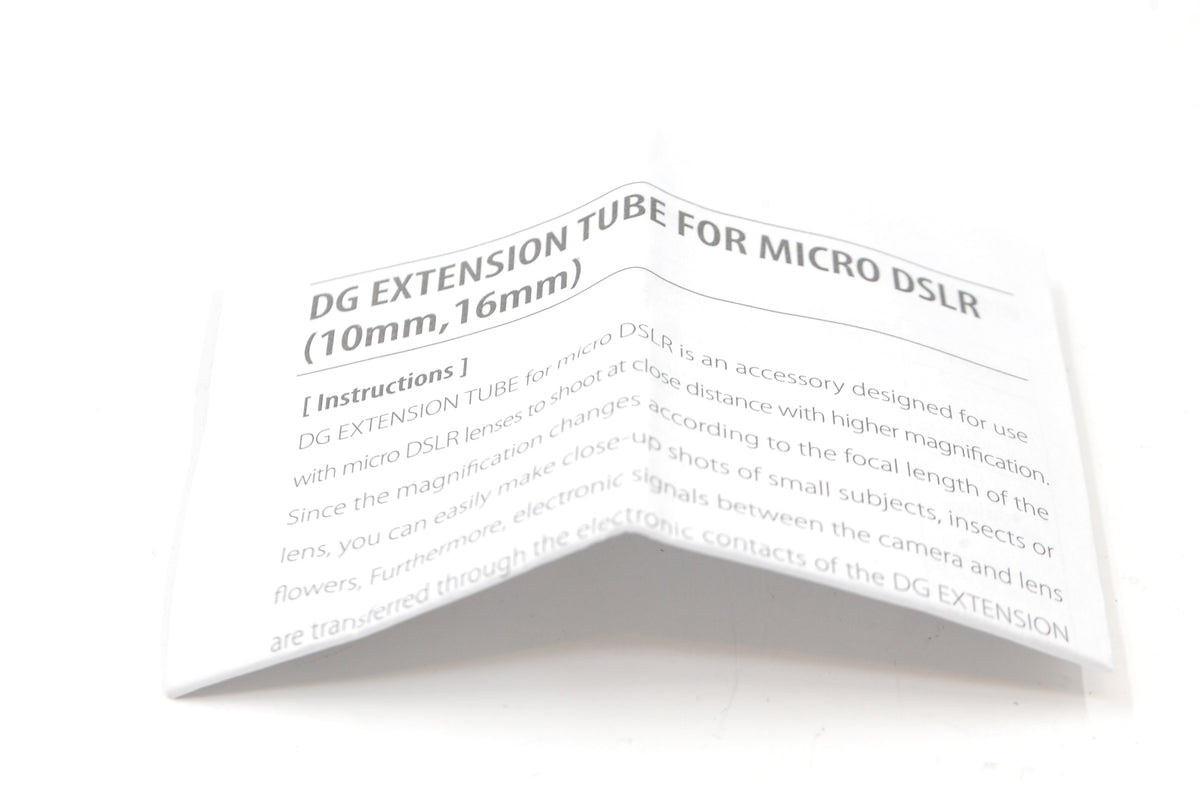 USED MEIKE MK-F-AF3 Auto Focus Macro Extension Tube for Compatible with Fujifilm X-Mount(10mm 16mm combination)