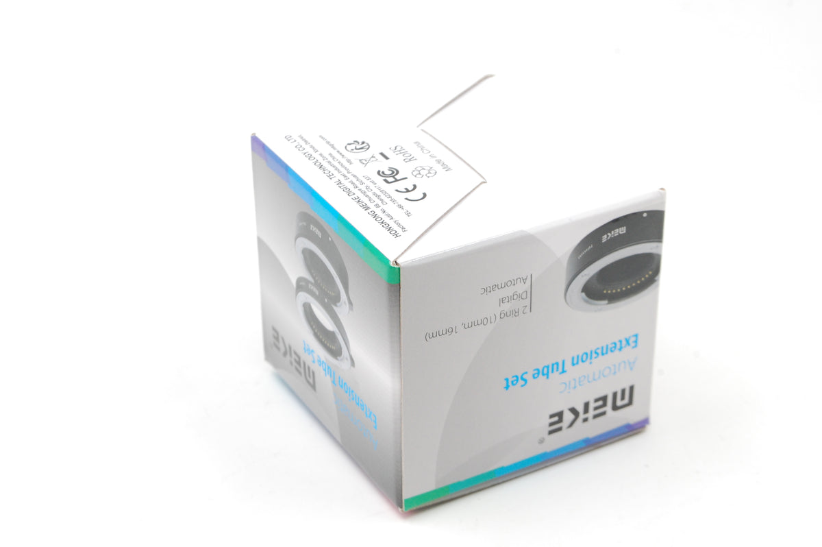 USED MEIKE MK-F-AF3 Auto Focus Macro Extension Tube for Compatible with Fujifilm X-Mount(10mm 16mm combination)