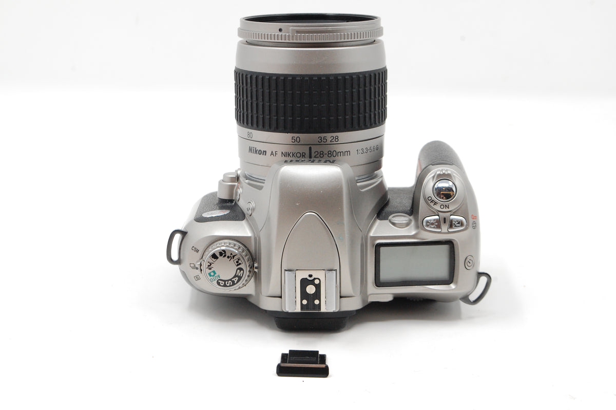 USED Nikon N75 Film SLR W/ 28-80mm f3.3-5.6H Lens (Silver)