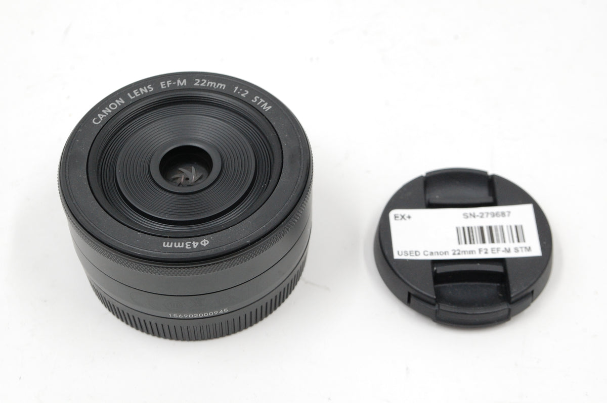USED Canon 22mm F2 EF-M STM