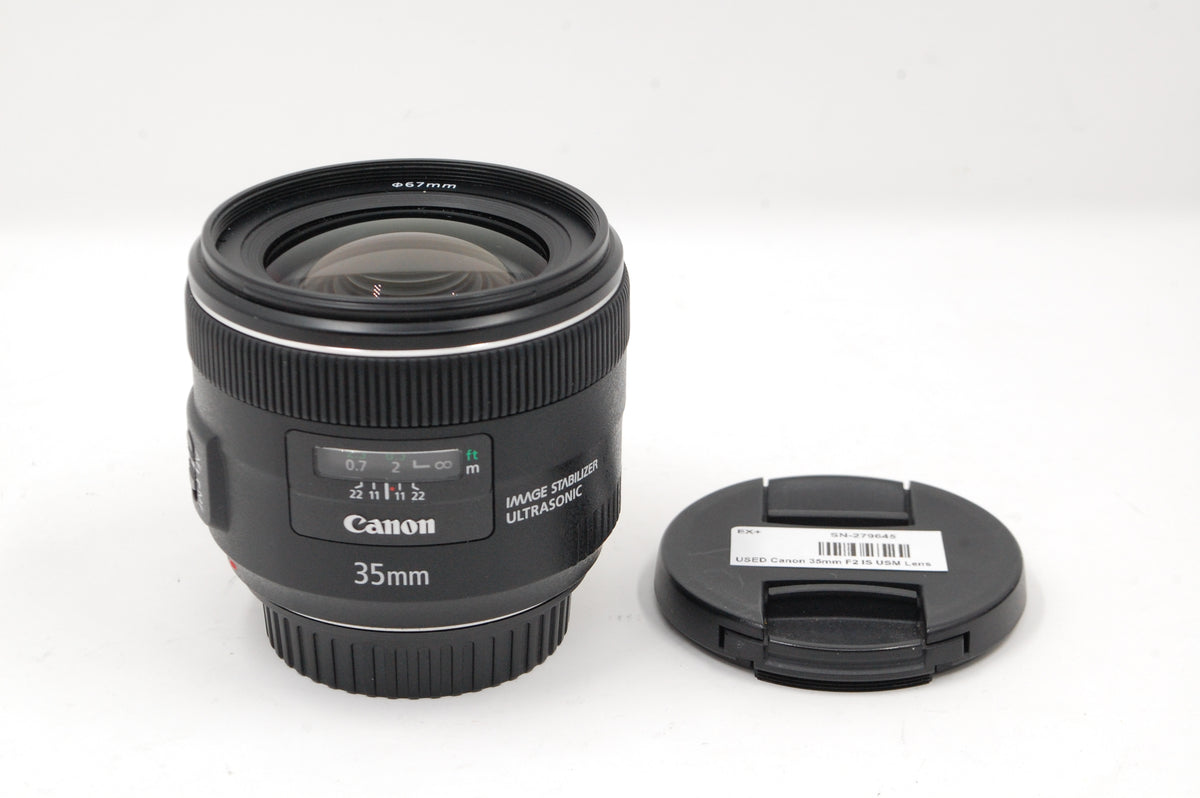 USED Canon 35mm F2 IS USM Lens