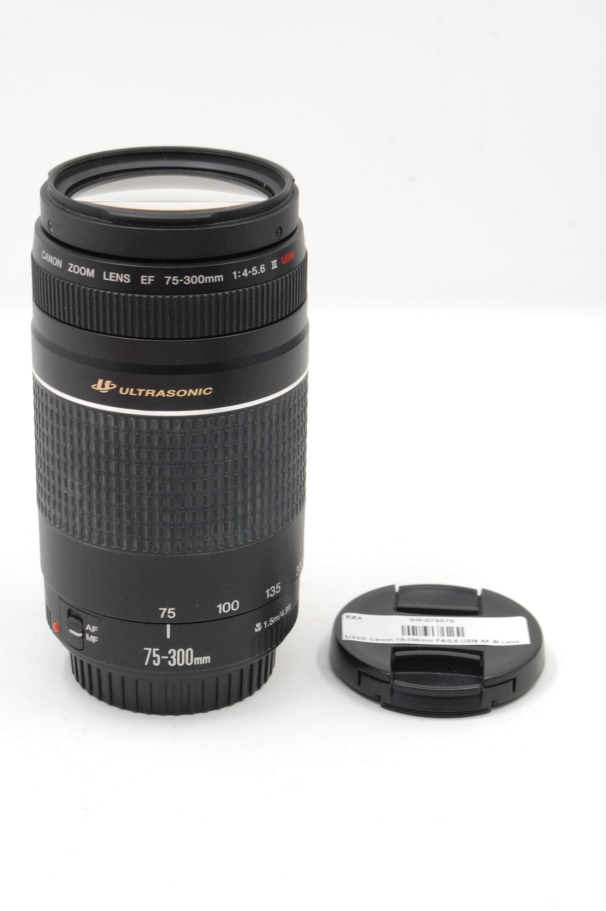 USED Canon 75-300mm F4-5.6 USM AF III Lens
