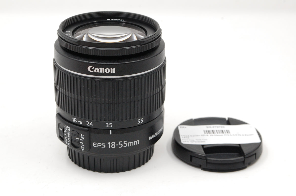 Used Canon EF-S 18-55mm F/3.5-5.6 IS II Zoom Lens