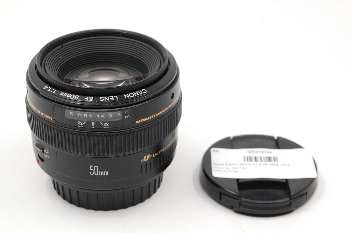 Used Canon 50mm F1.4 EF USM Lens