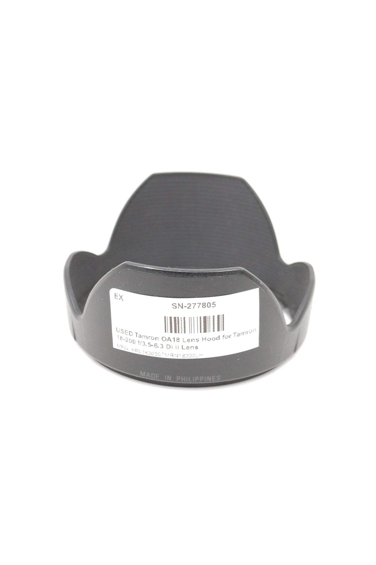 USED Tamron OA18 Lens Hood for Tamron 18-200 f/3.5-6.3 Di ii Lens
