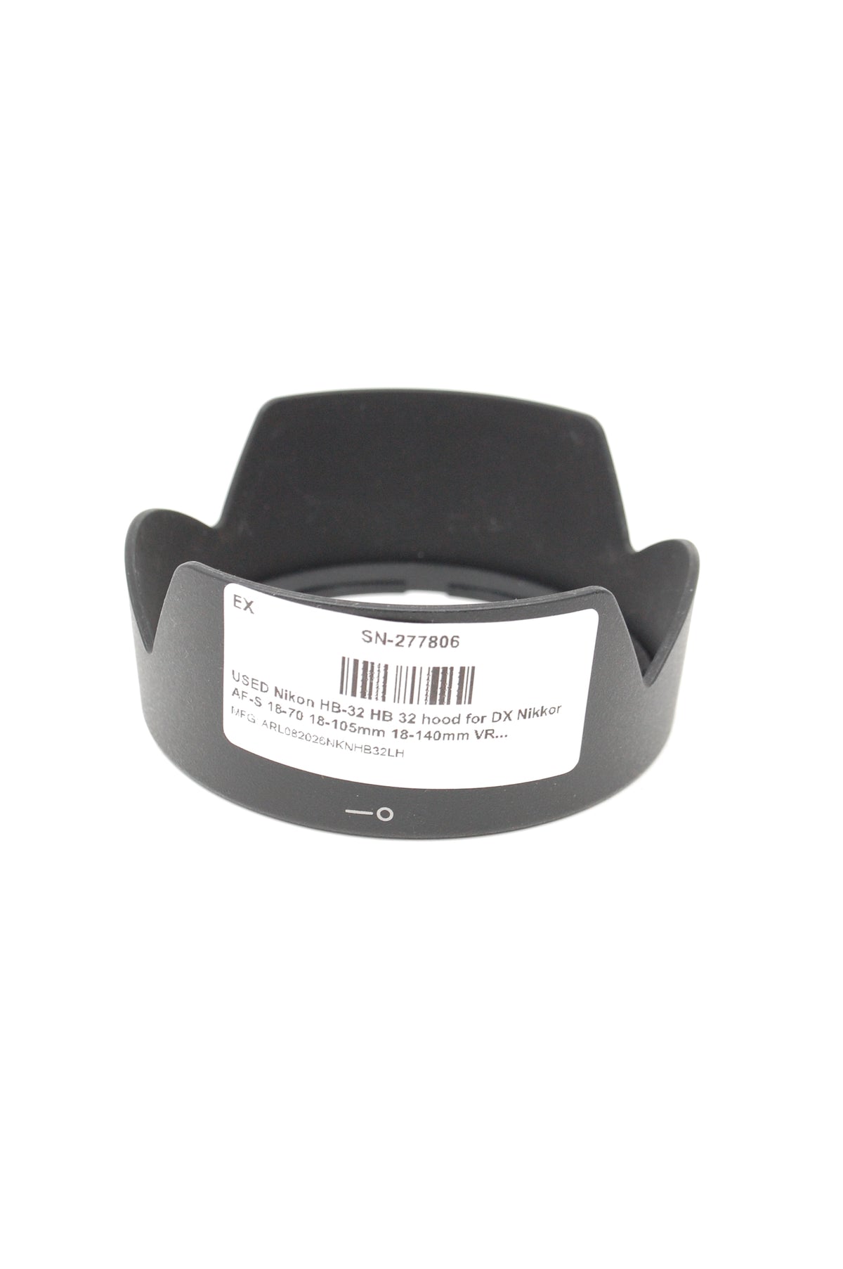 USED Nikon HB-32 HB 32 hood for DX Nikkor AF-S 18-70 18-105mm 18-140mm VR 18-135 lens