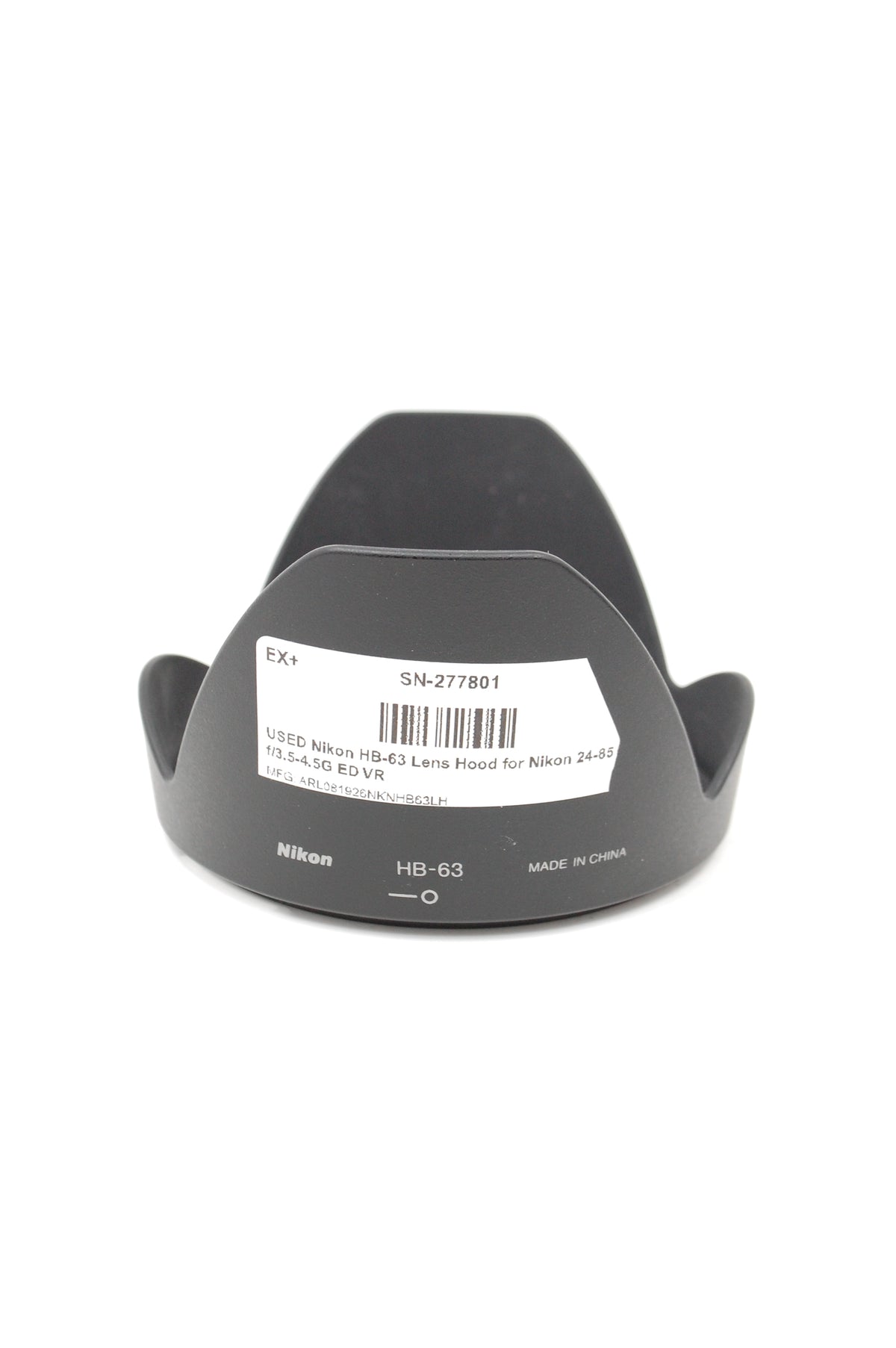 USED Nikon HB-63 Lens Hood for Nikon 24-85 f/3.5-4.5G ED VR