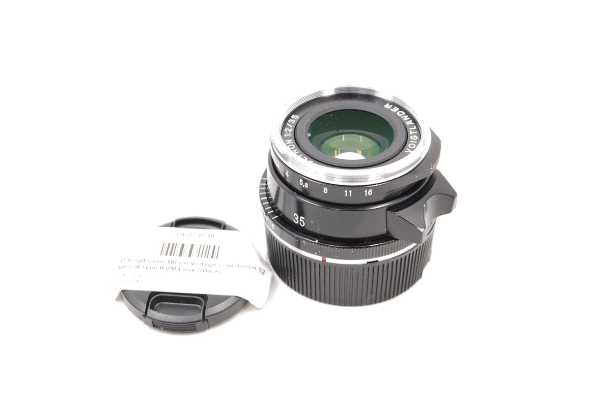 USED Voigtlander Ultron Vintage Line 35mm f/2 Aspherical Type II VM Lens (Black)