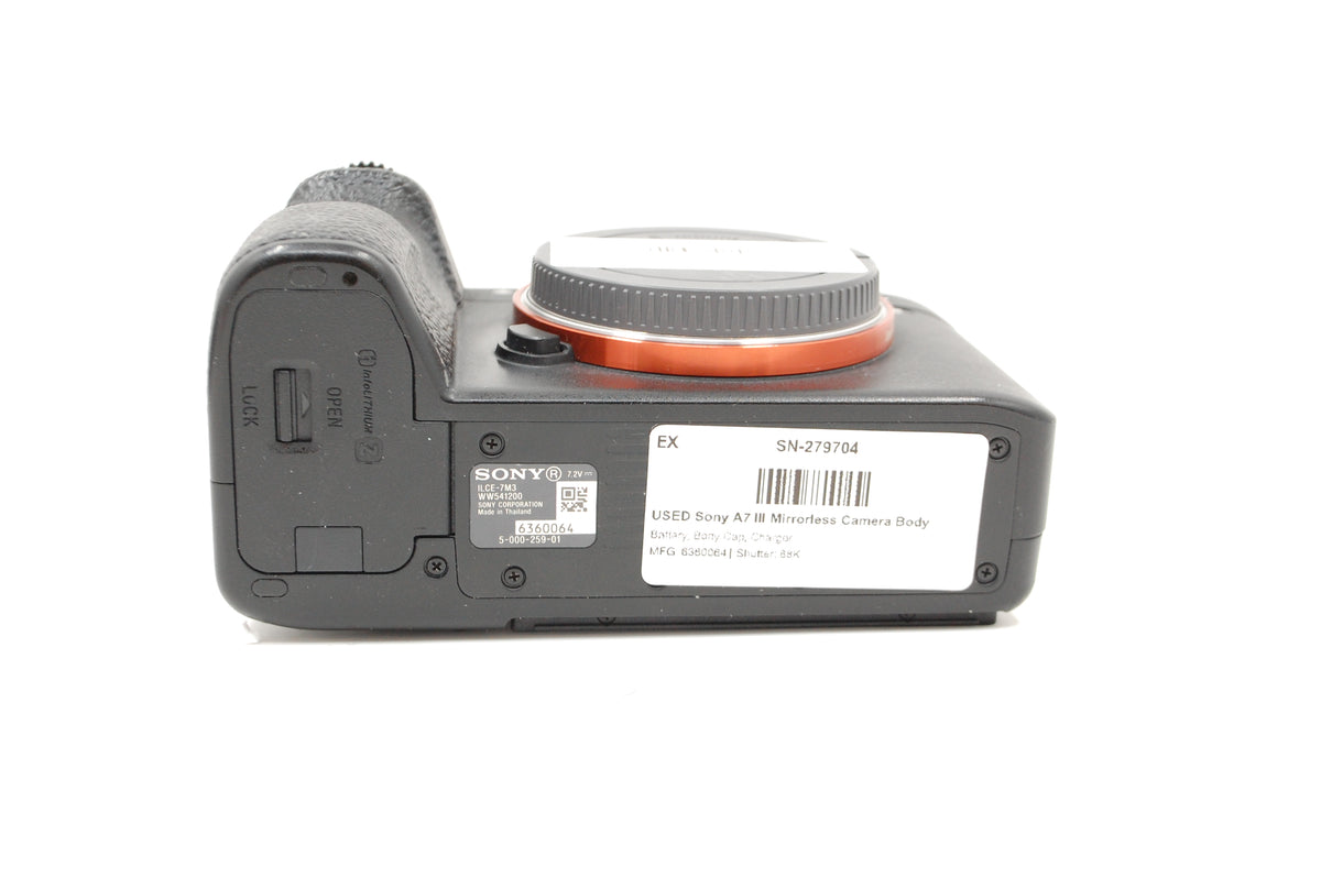 USED Sony A7 III Mirrorless Camera Body