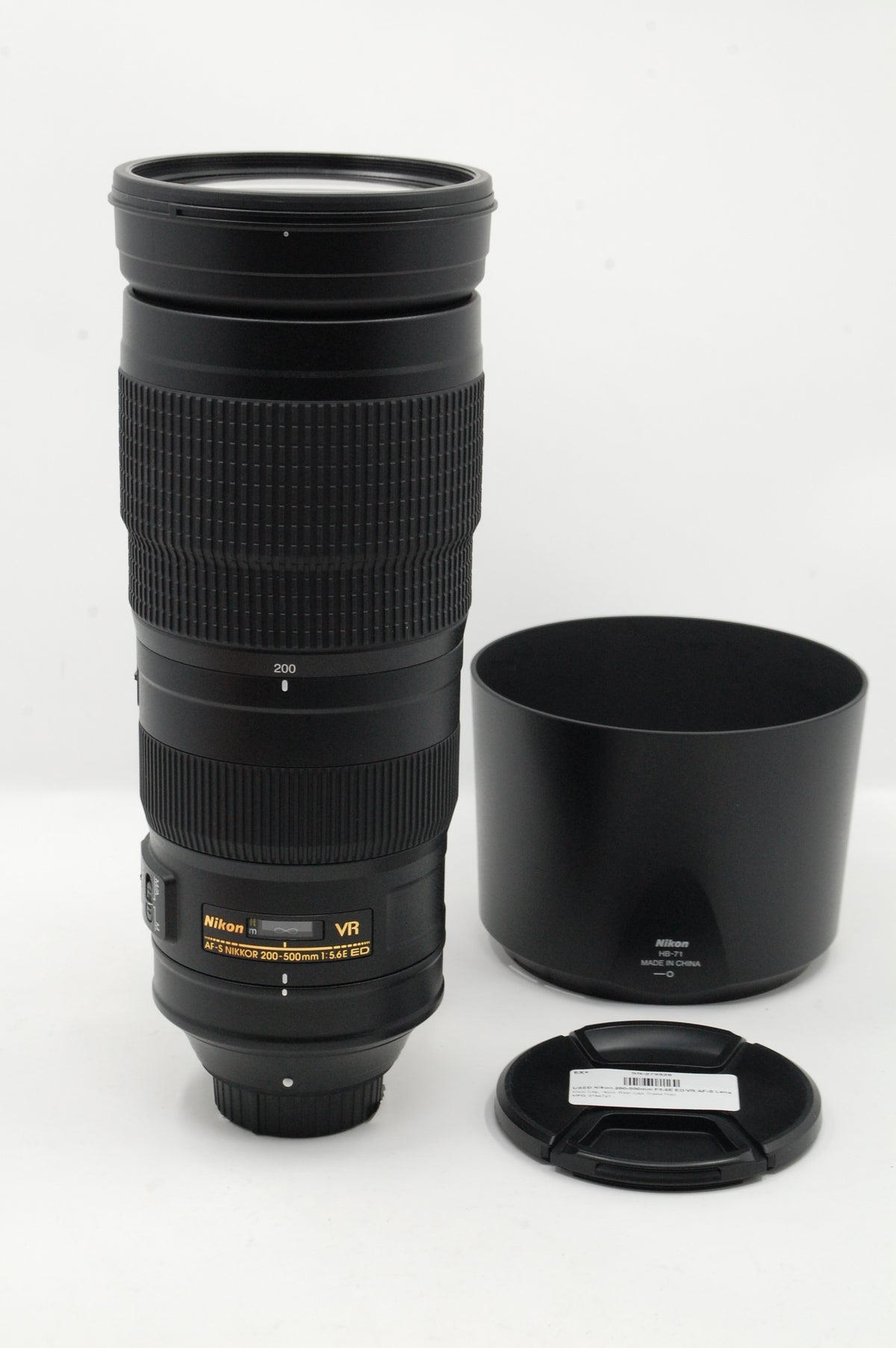 USED Nikon 200-500mm F5.6E ED VR AF-S Lens
