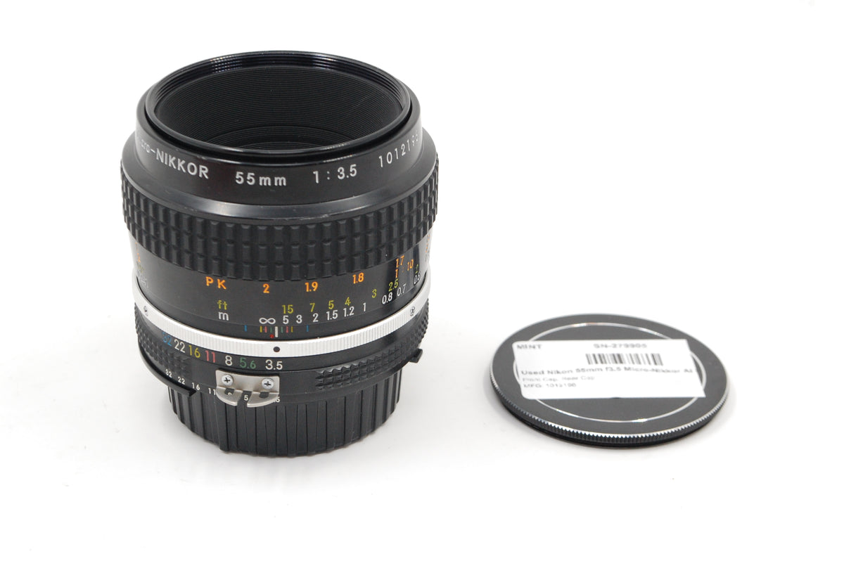 Used Nikon 55mm f3.5 Micro-Nikkor AI Lens