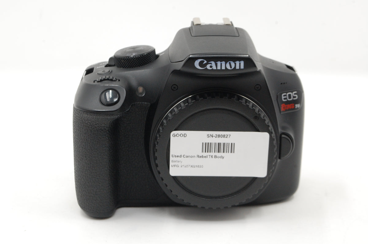Used Canon Rebel T6 Body