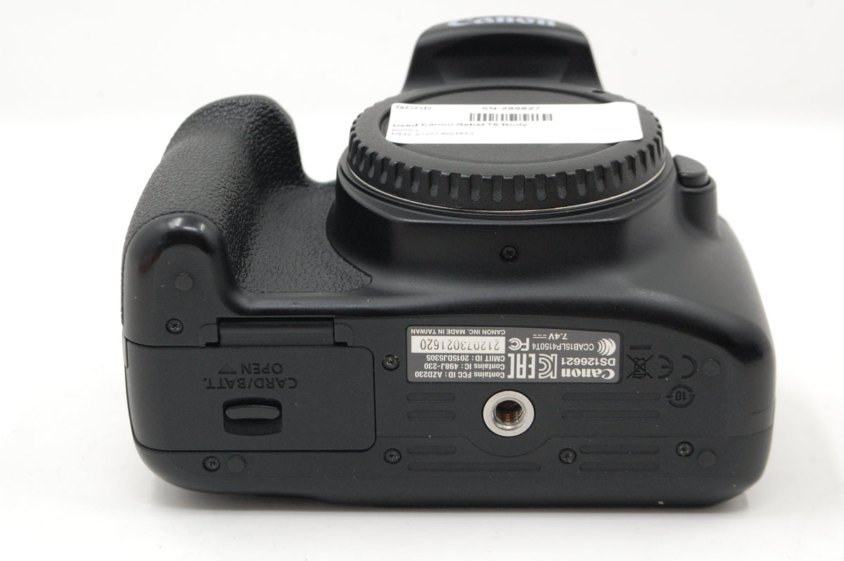 Used Canon Rebel T6 Body