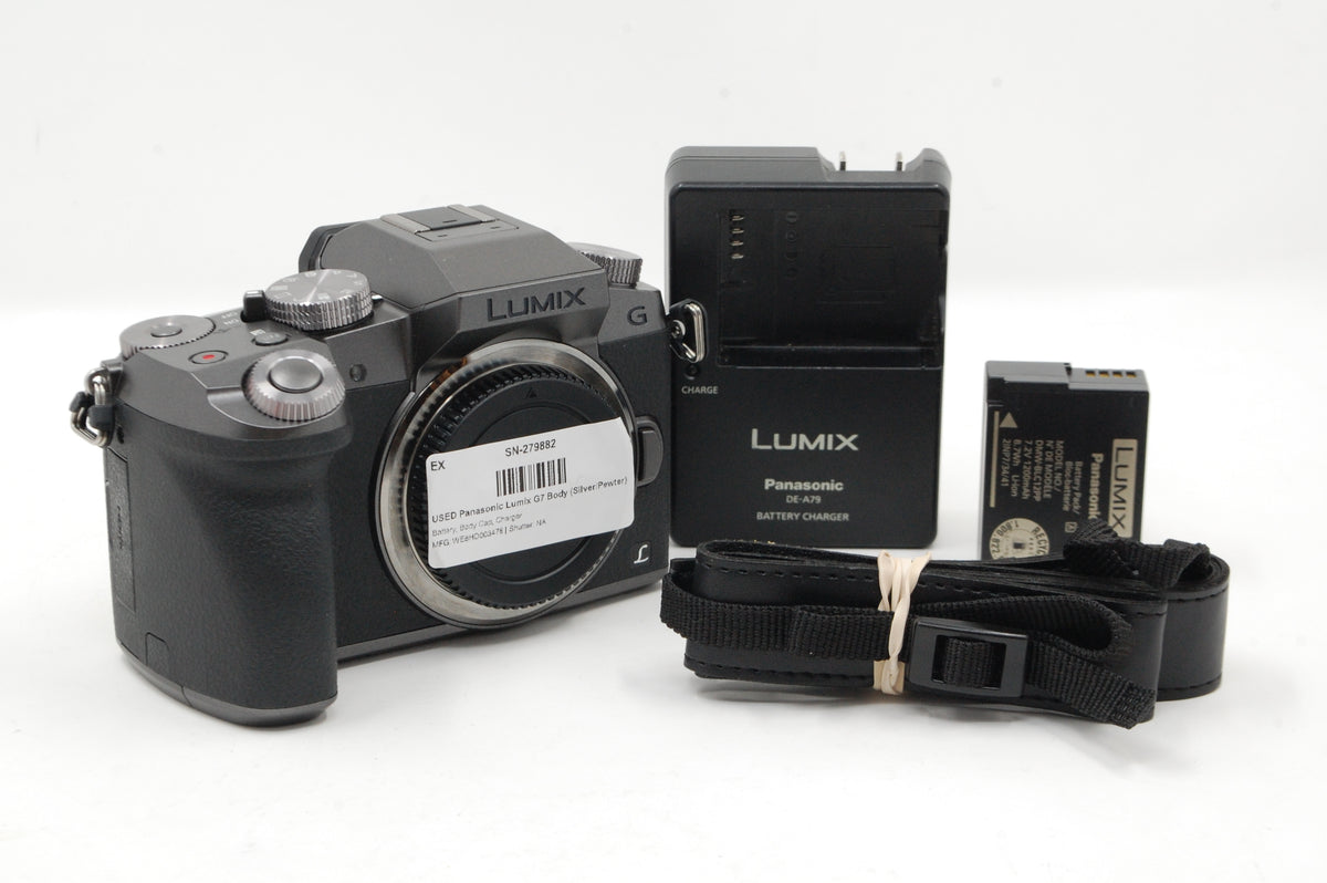 USED Panasonic Lumix G7 Body (Silver/Pewter)