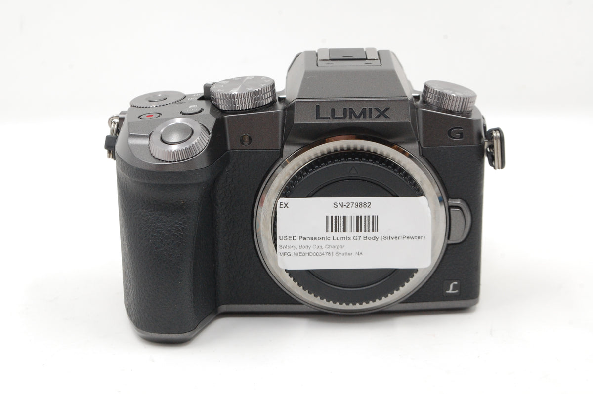 USED Panasonic Lumix G7 Body (Silver/Pewter)