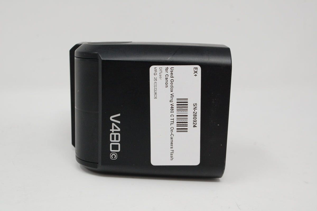 Used Godox Ving V480 C TTL On-Camera Flash for Canon
