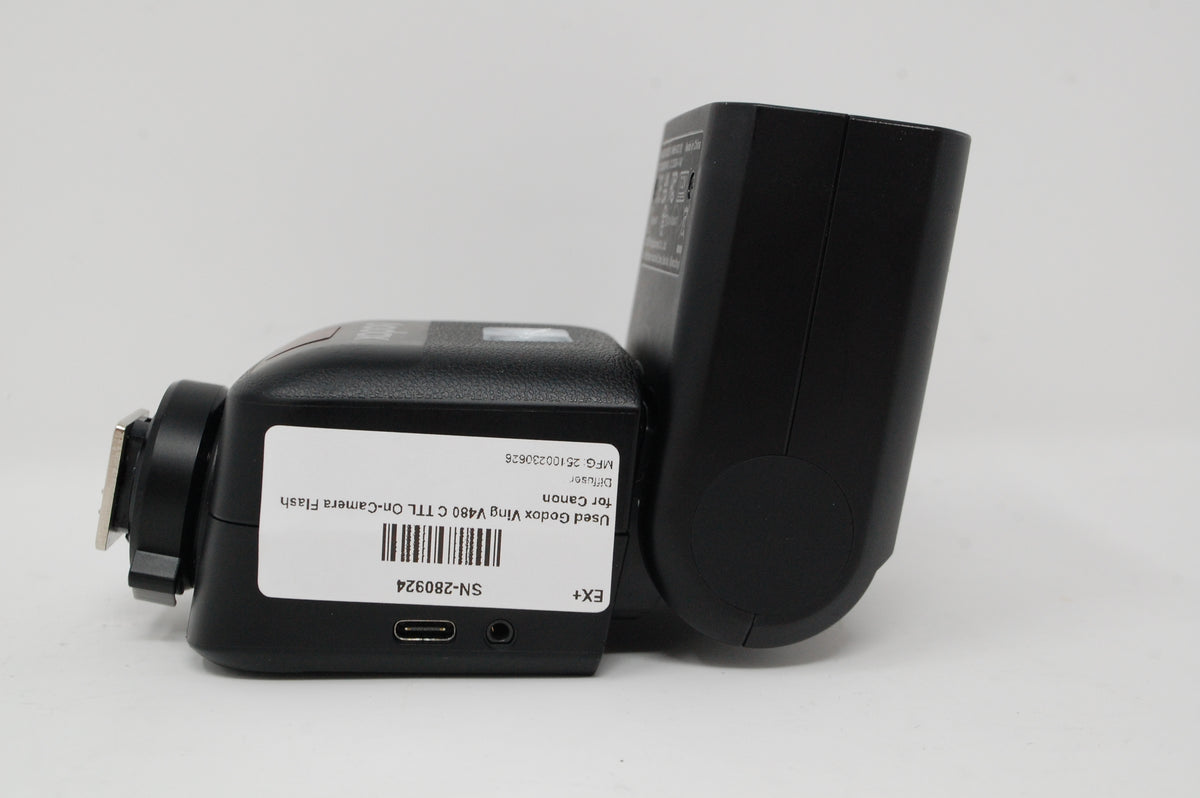 Used Godox Ving V480 C TTL On-Camera Flash for Canon