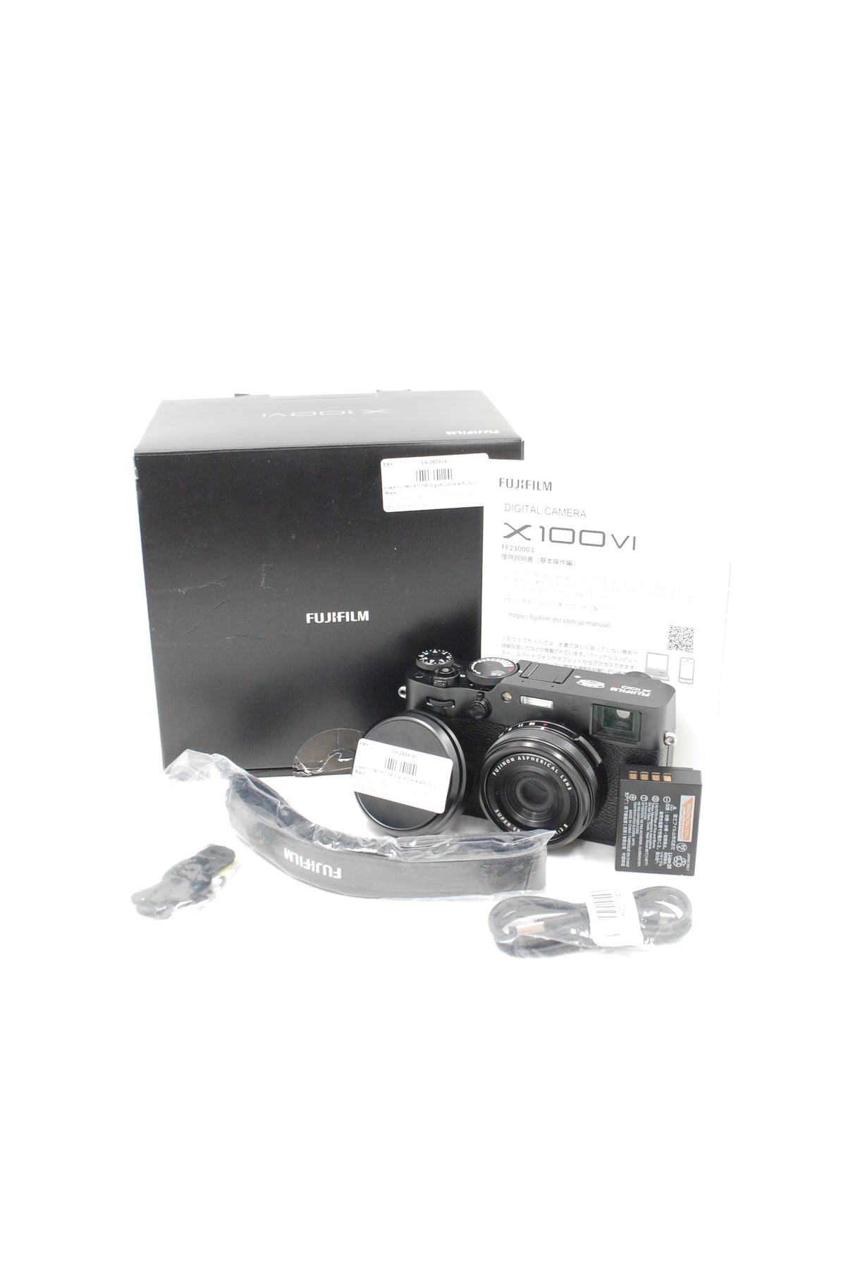 Used Fujifilm X100VI Digital Camera Body -  Black