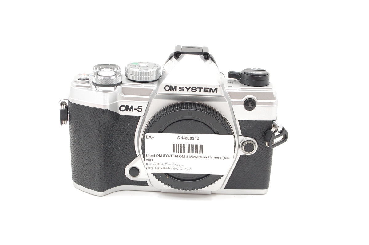 Used OM SYSTEM OM-5 Mirrorless Camera (Silver)