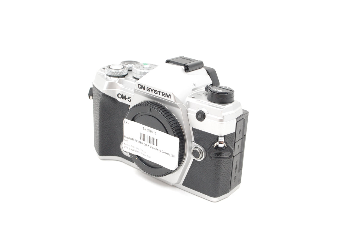 Used OM SYSTEM OM-5 Mirrorless Camera (Silver)