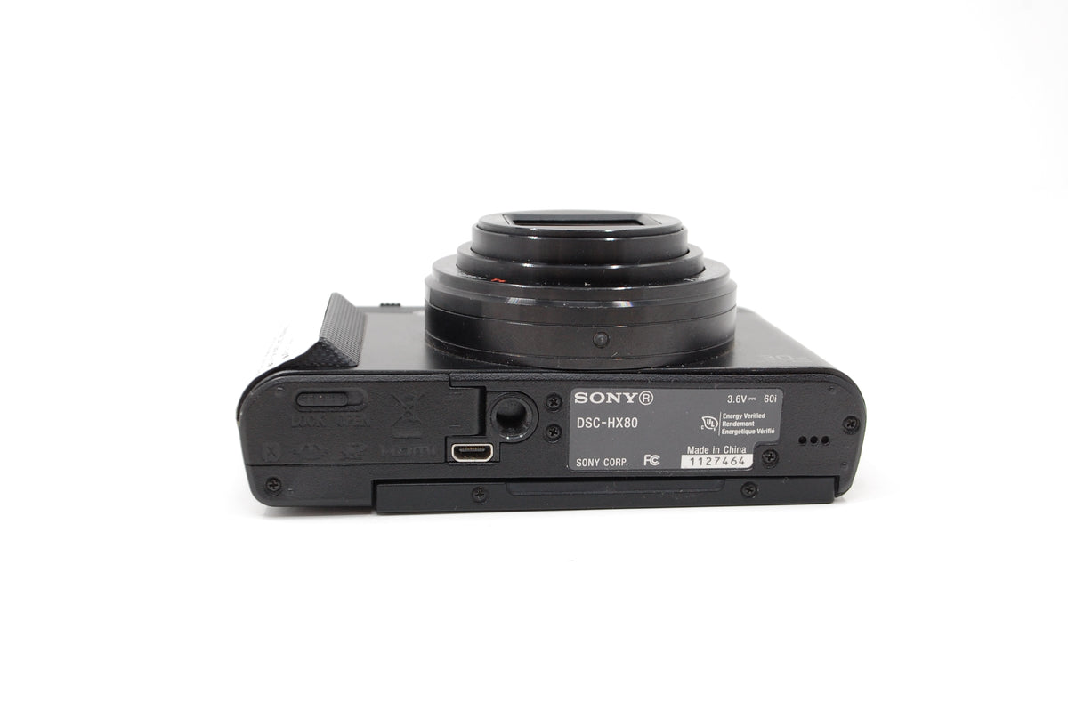 USED Sony Cyber-shot DSC-HX80 Digital Camera - FOR PARTS, NOT WORKING