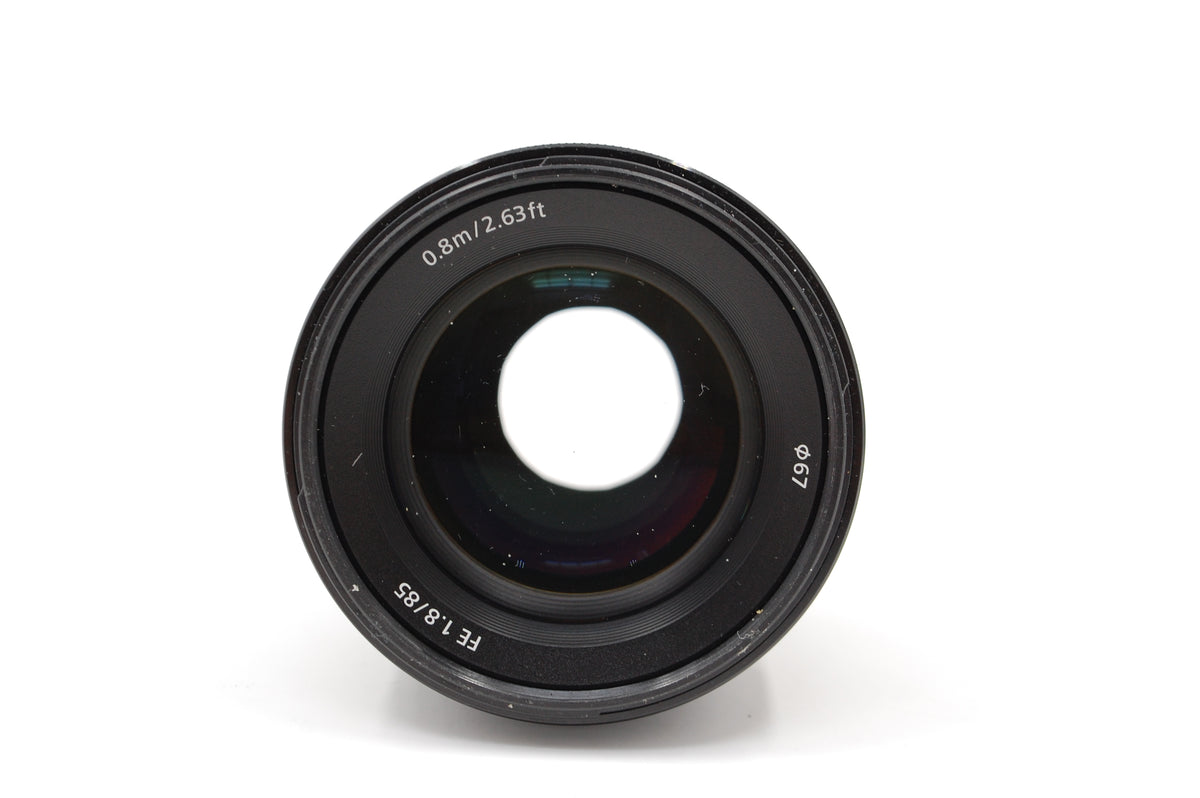 USED Sony 85mm f/1.8 FE Lens - FOR PARTS, NOT WORKING