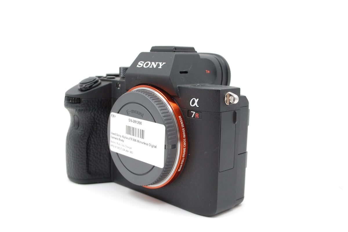 Used Sony Alpha a7R IIIA Mirrorless Digital Camera Body