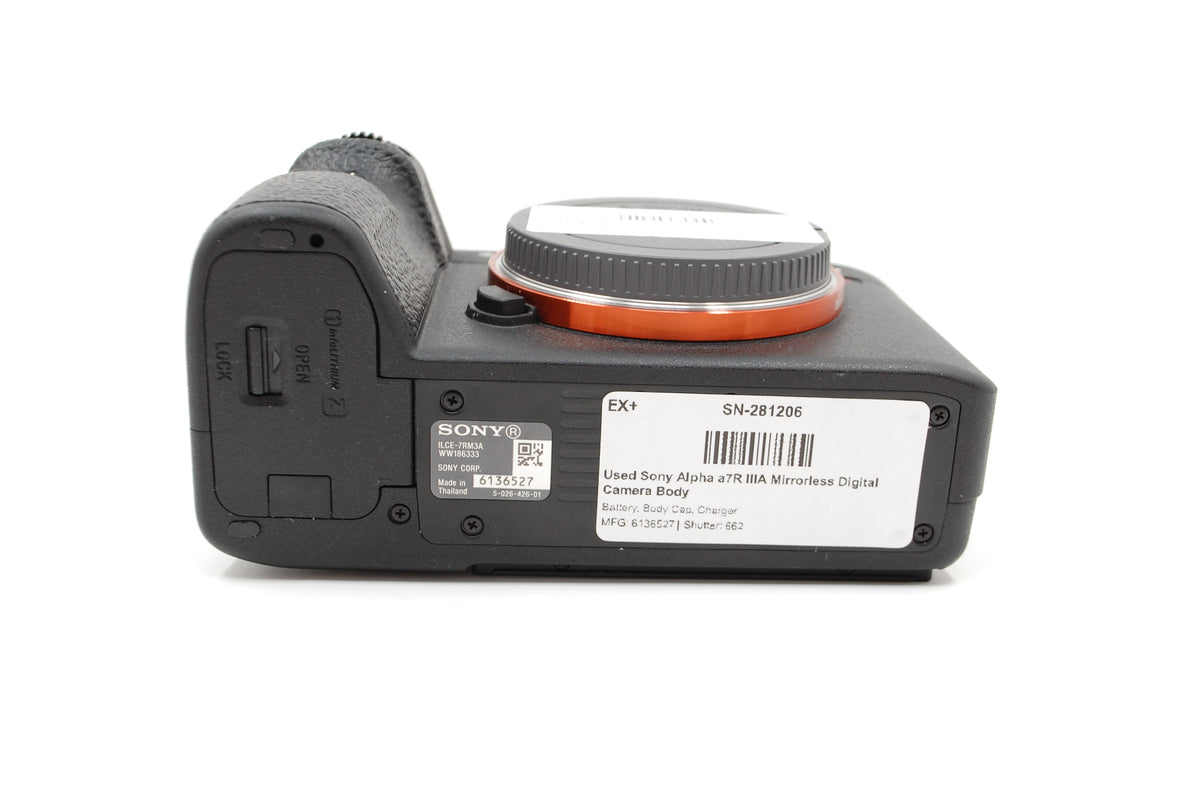 Used Sony Alpha a7R IIIA Mirrorless Digital Camera Body