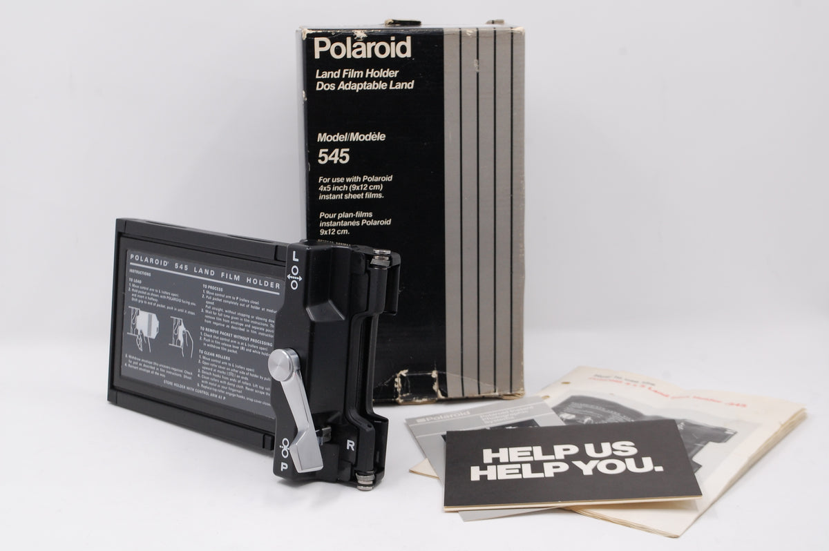 Used Polaroid 4x5 Land Film Holder #545