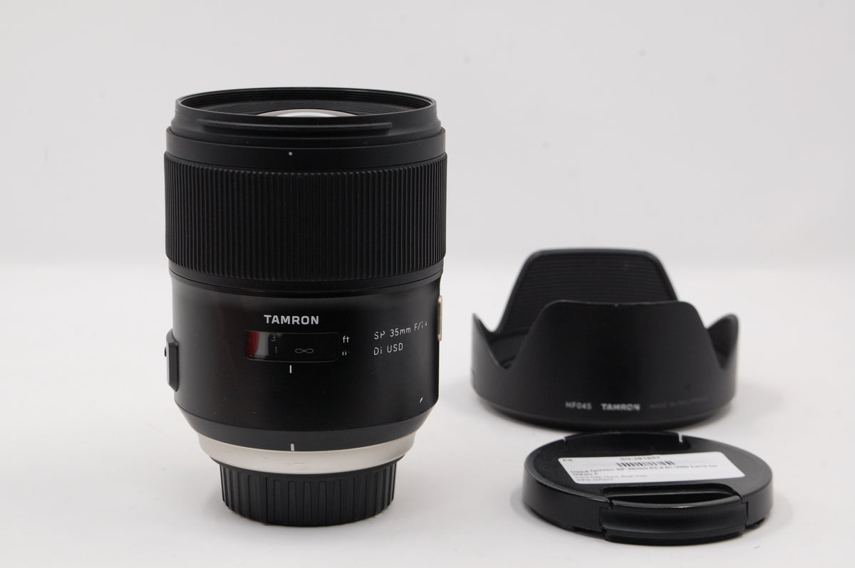 Used Tamron SP 35mm f/1.4 Di USD Lens for Nikon F