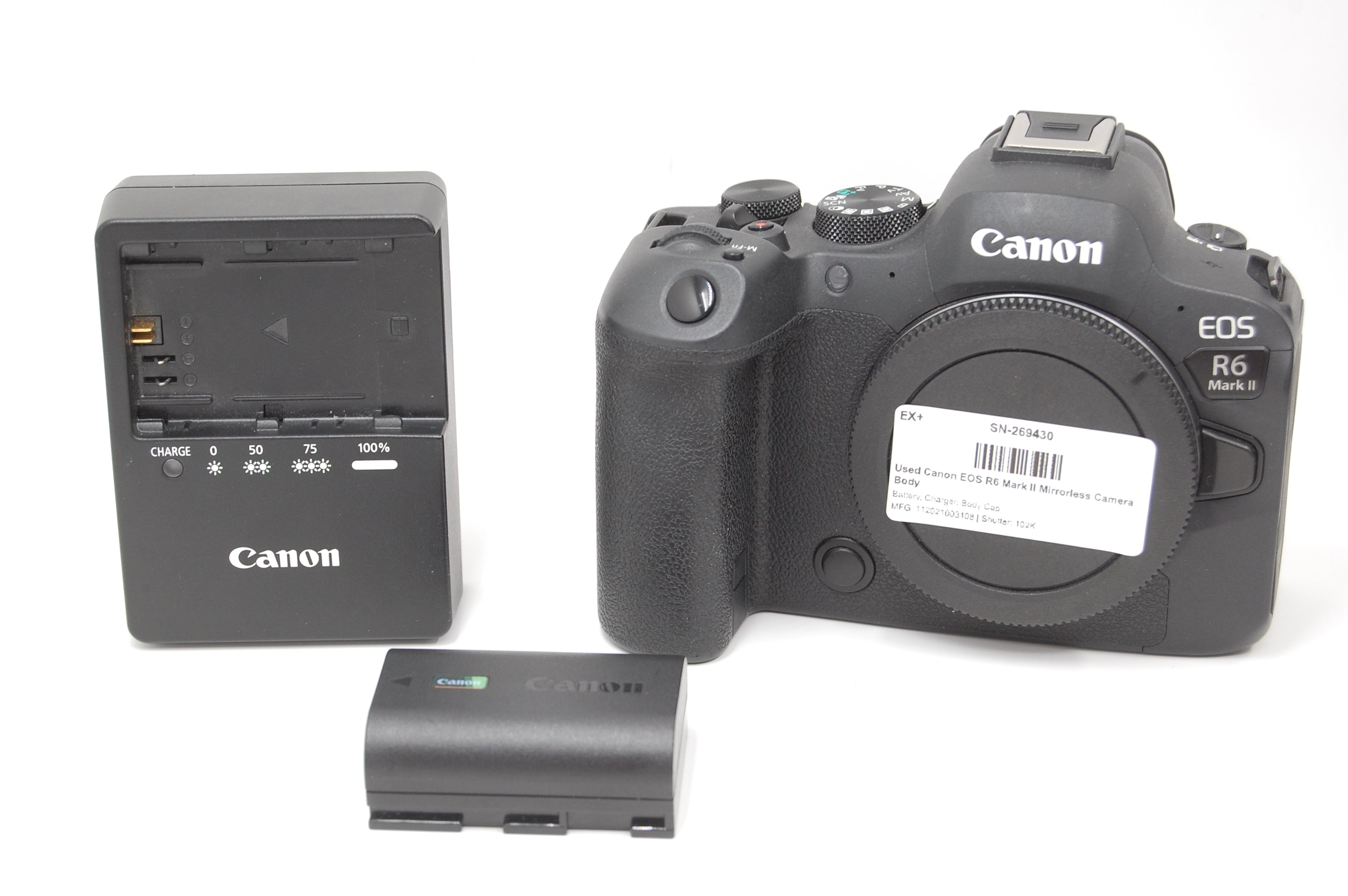 Used Canon EOS R6 Mark II Mirrorless Camera Body