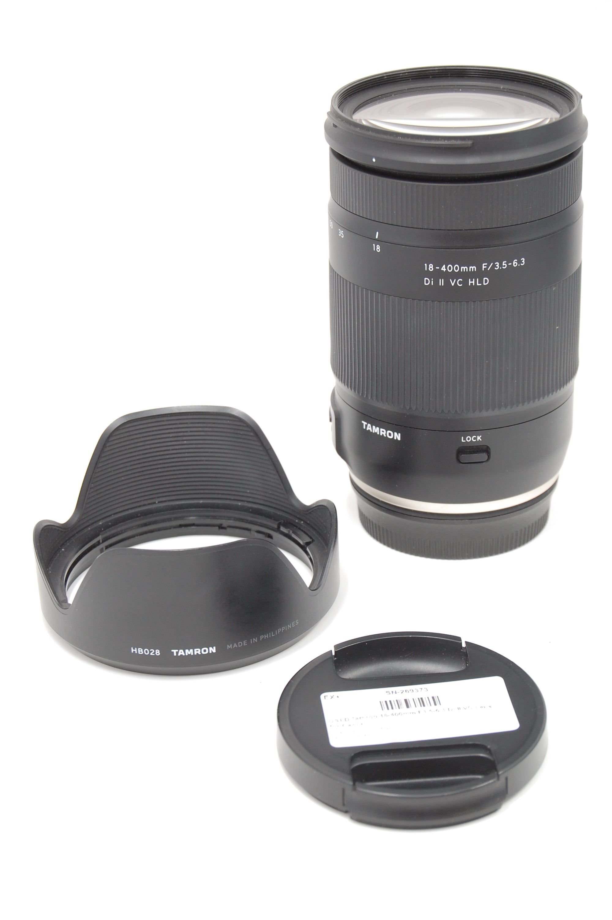 USED Tamron 18-400mm F3.5-6.3 Di II VC Lens for Canon