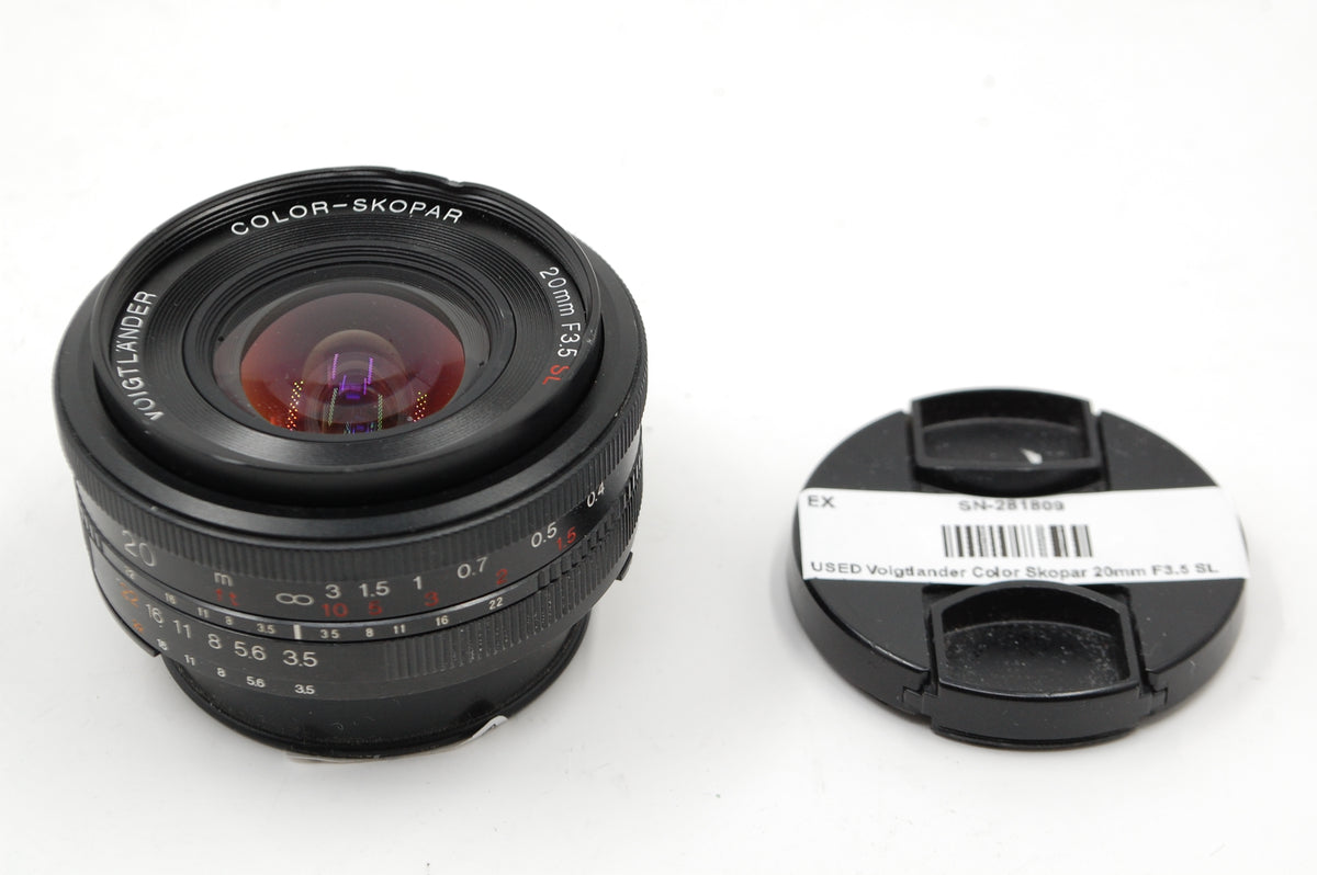 USED Voigtlander Color Skopar 20mm F3.5 SL for Nikon F/AI-S