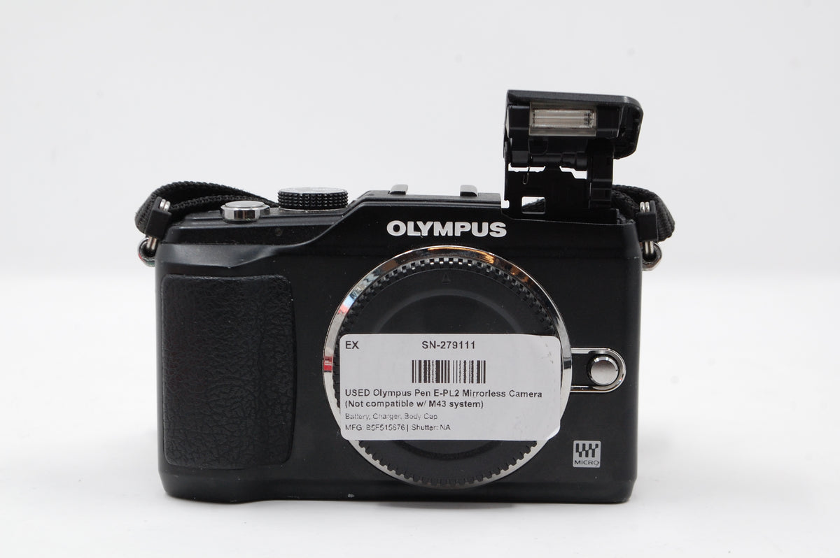 USED Olympus Pen E-PL2 Mirrorless Camera