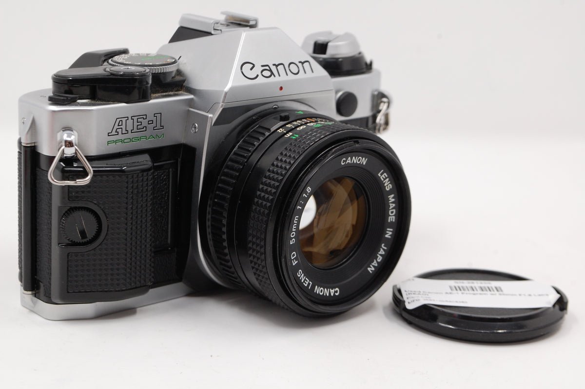 Used Canon AE-1 Program w/ 50mm F1.8 Lens (READ)